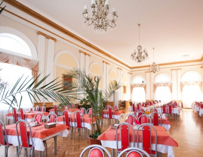 Обеденный зал - Санаторий «им. С.М. Кирова» Железноводск